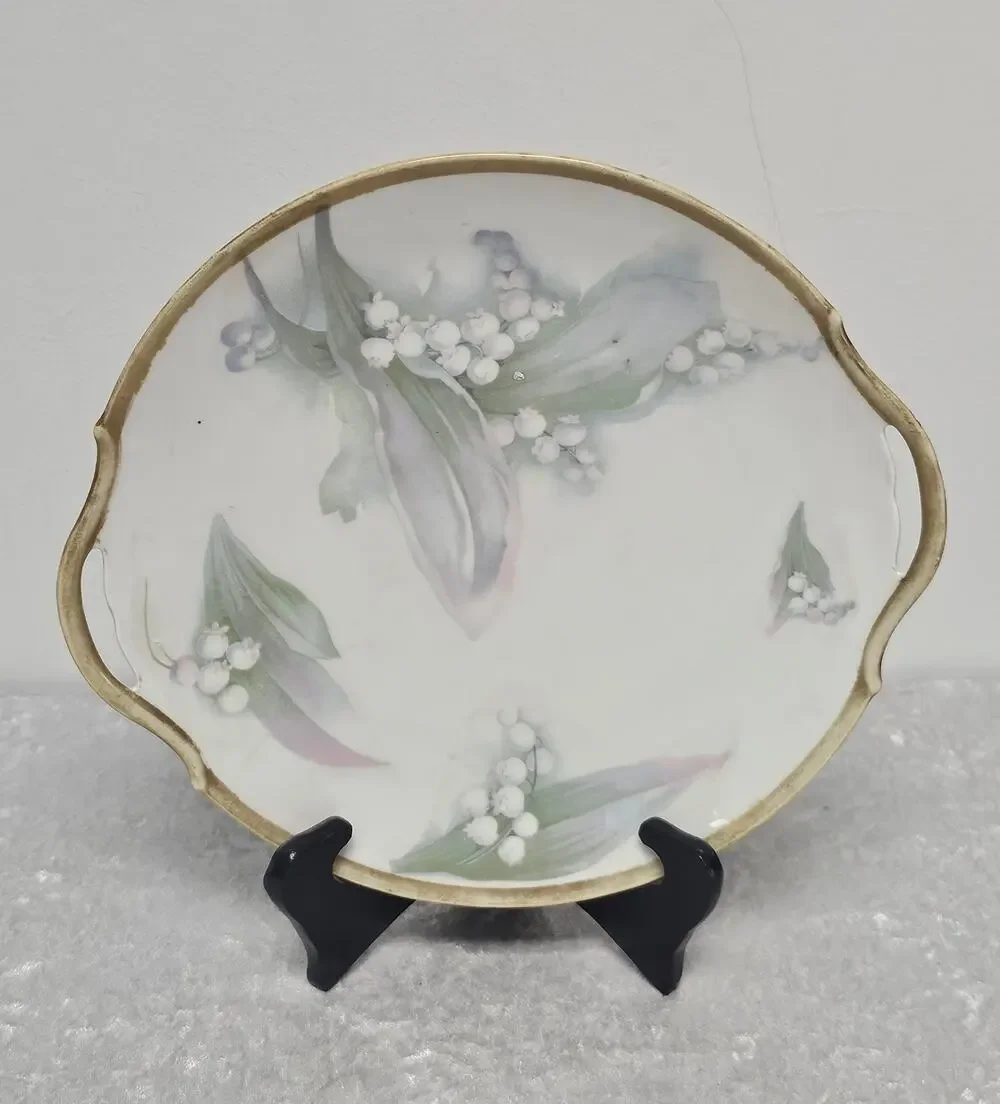 O. & E.G. Royal Austria Decorative Hand Painted Porcelain Plate